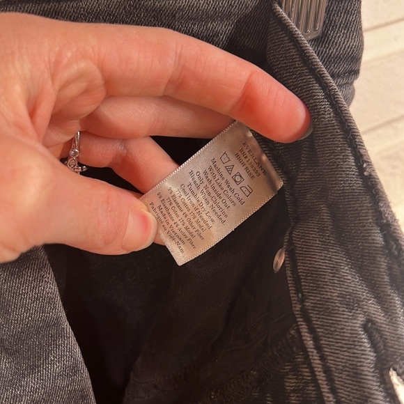 Everlane Dark Gray High Rise Skinny Jeans, Women Size 28 Tall - Picture 6 of 8